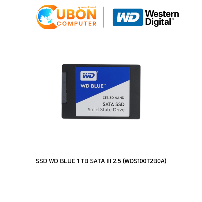SSD WD BLUE 1 TB SATA III 2.5 (WDS100T2B0A)