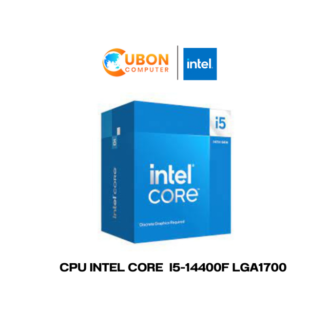 CPU (ซีพียู) INTEL CORE i5-14400F LGA1700 ประกันศูนย์ 3 ปี