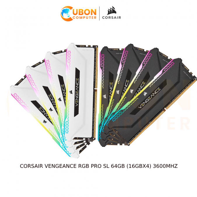 แรมพีซี Corsair Ram PC DDR4 16GB/3200MHz CL16 (8GBx2) Vengeance
